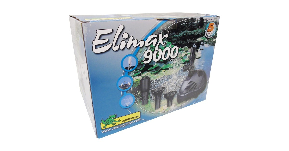 UbbinkElimax 9000 fonteinpomp  (Zwart)