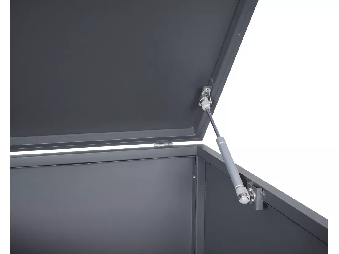 Habillage de poubelle MCW-E83, acier anthracite