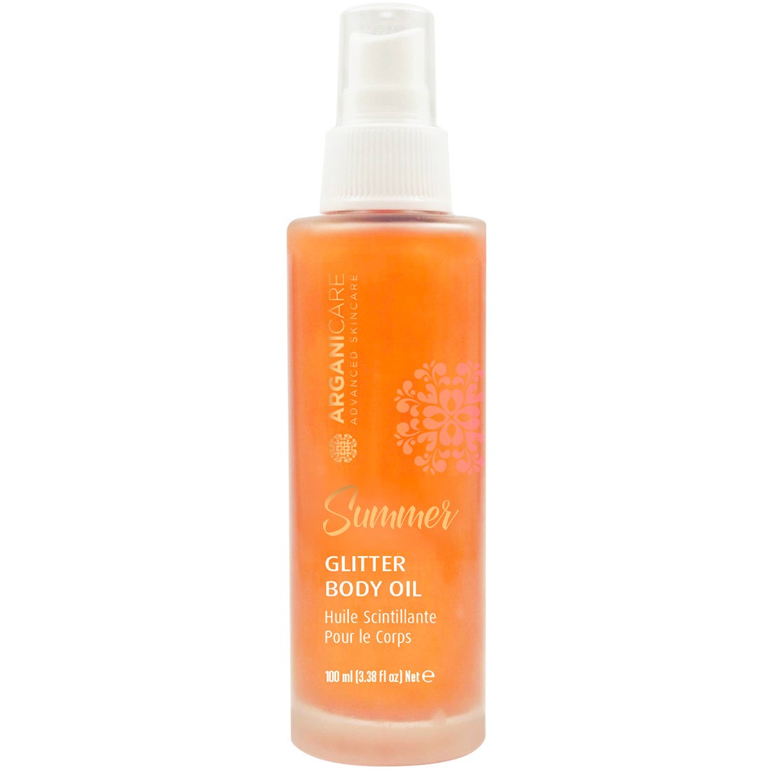 Huile sèche pailletée - Huile de monoï - 100 ml