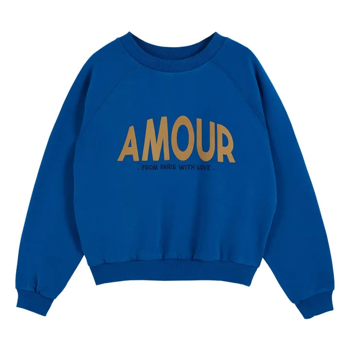 Emile et Ida Sweat Zamour Coton Bio - Collection Femme | Bleu