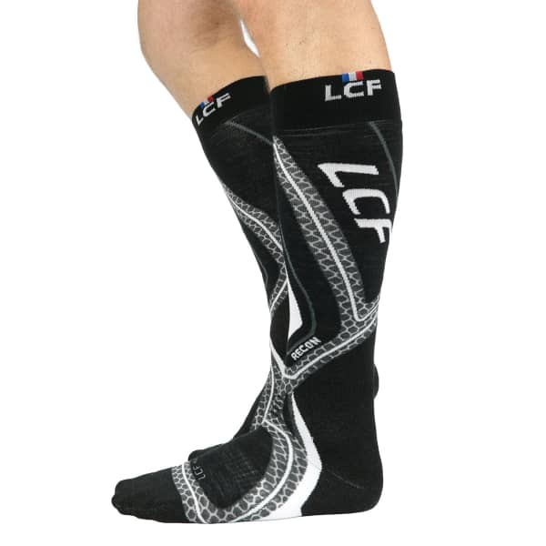 Chaussette de ski LA CHAUSSETTE DE FRANCE RECON BLACK