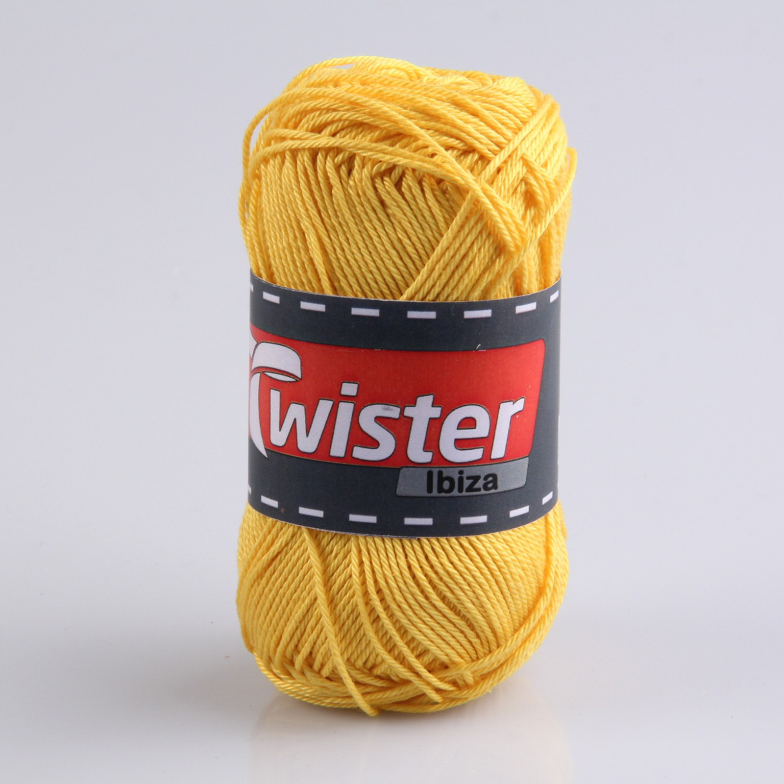 Strickgarn TWISTER IBIZA - gelb - 50g