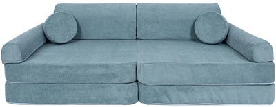 Meowbaby Play Slimcord  Byggbar Sofa, Turkis