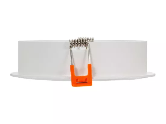 Collerette Downlight Encastrable Ronde pour Ampoule LED GU10 AR111 Coupe Ø120 mm Blanc