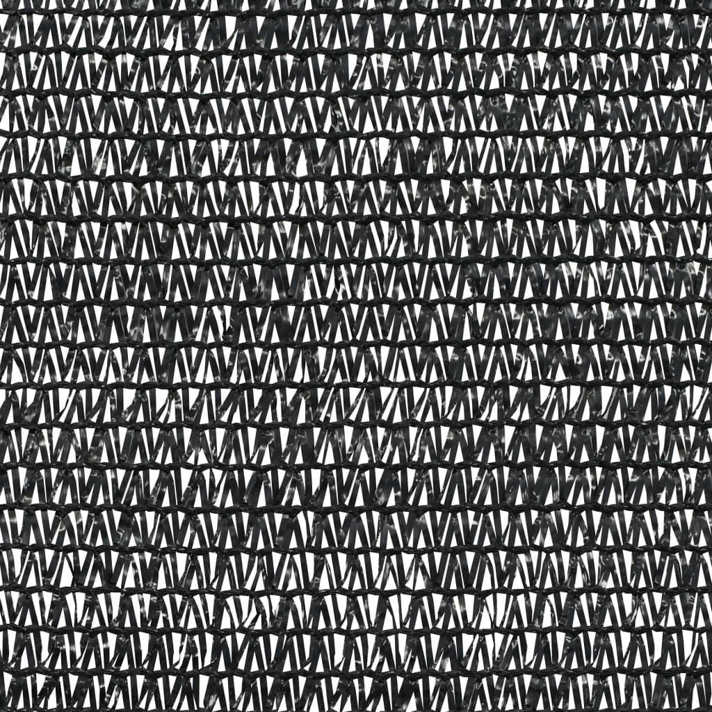 Filet brise-vue noir 2x50 m pehd 75 g/m²