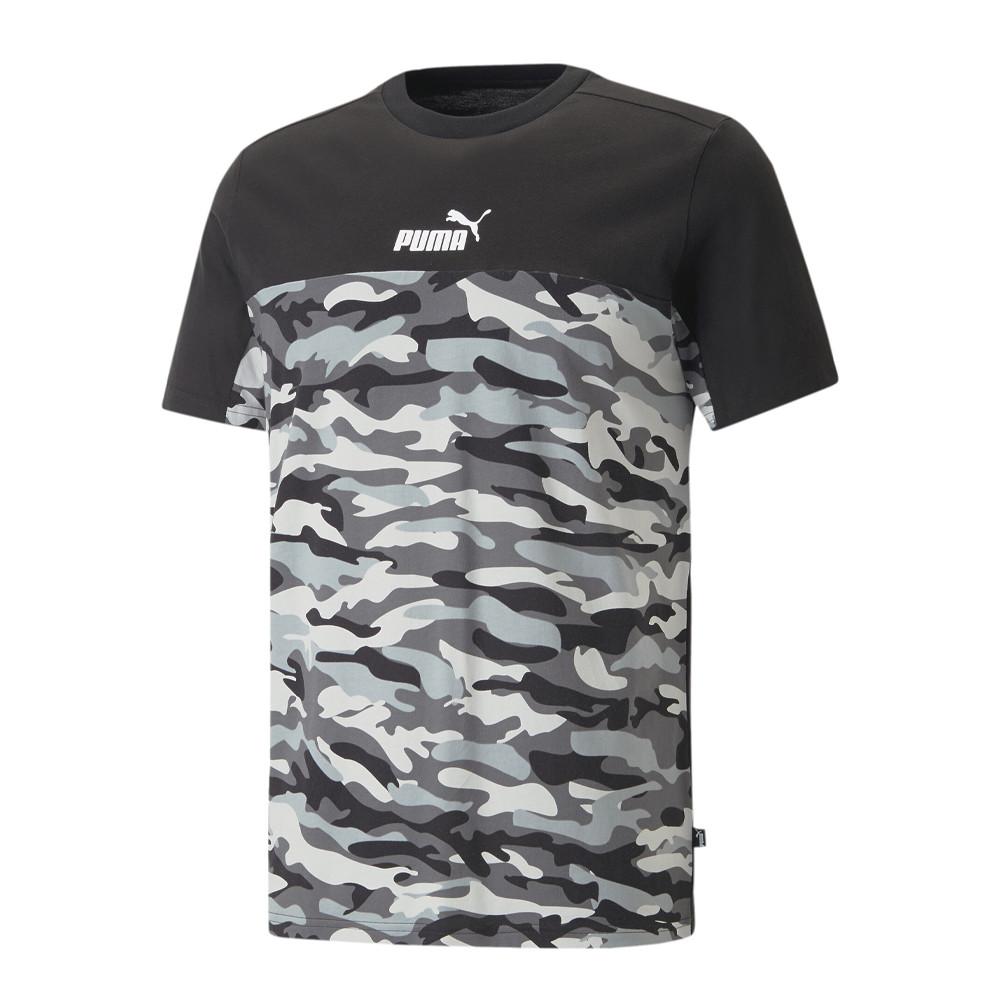 Puma T-shirt Noir Homme Puma Camo 673335
