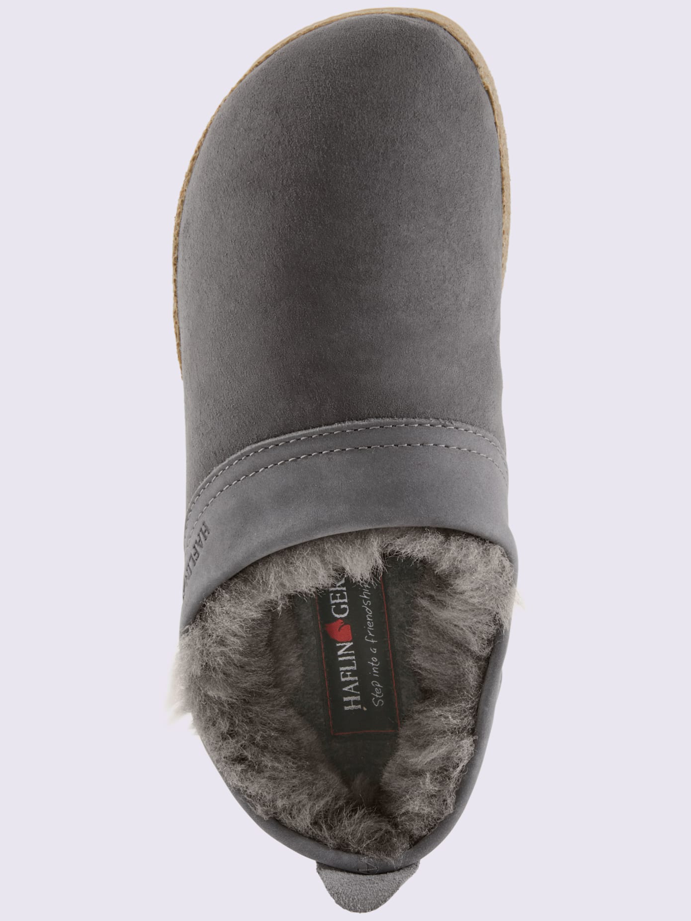 Chaussons cuir d'agneau souple