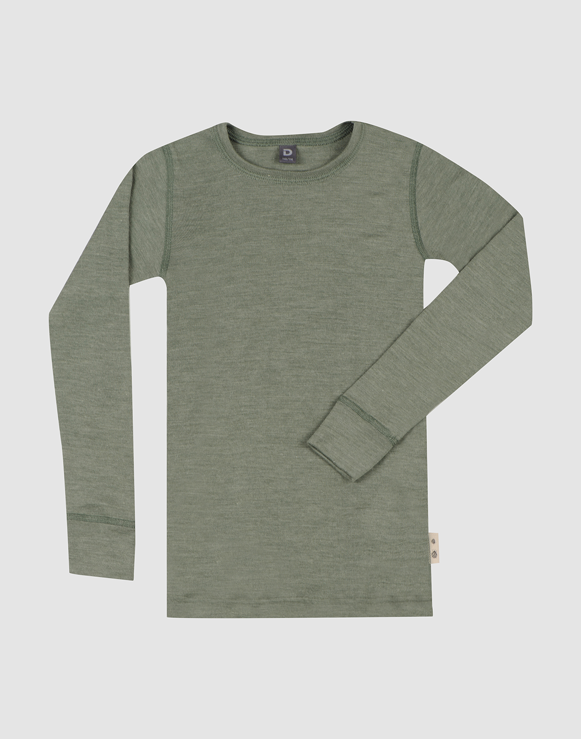Shirt van merinowol/zijde voor kinderen