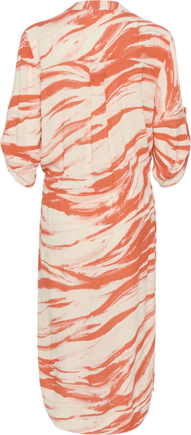 Soaked in Luxury SLZaya Dress Hot coral wave