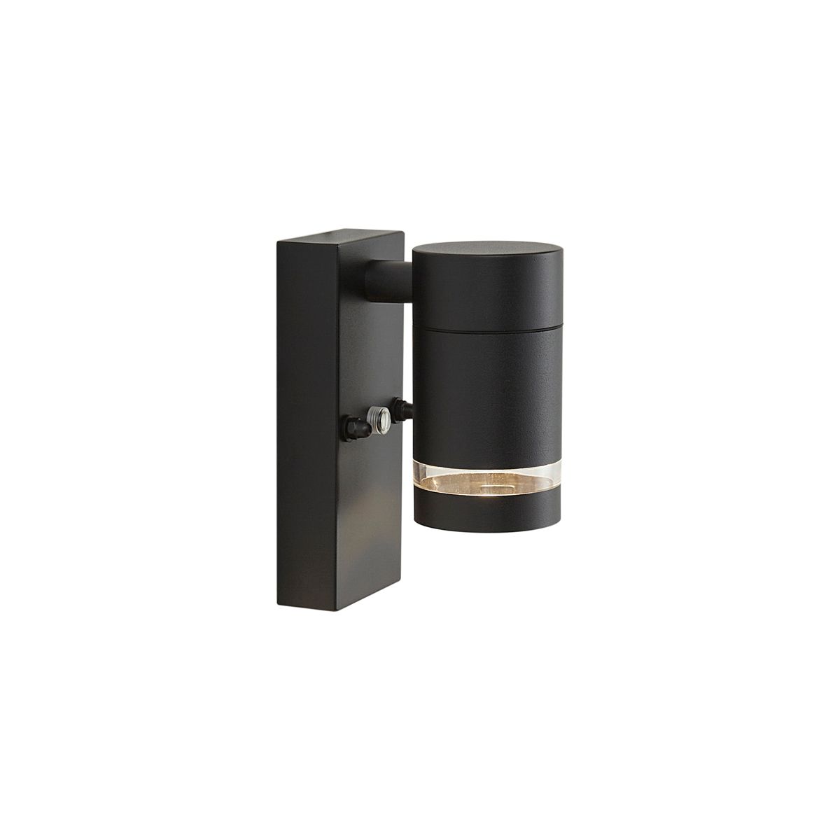 Moderne buiten wandlamp zwart IP44 met schemersensor - Ensam