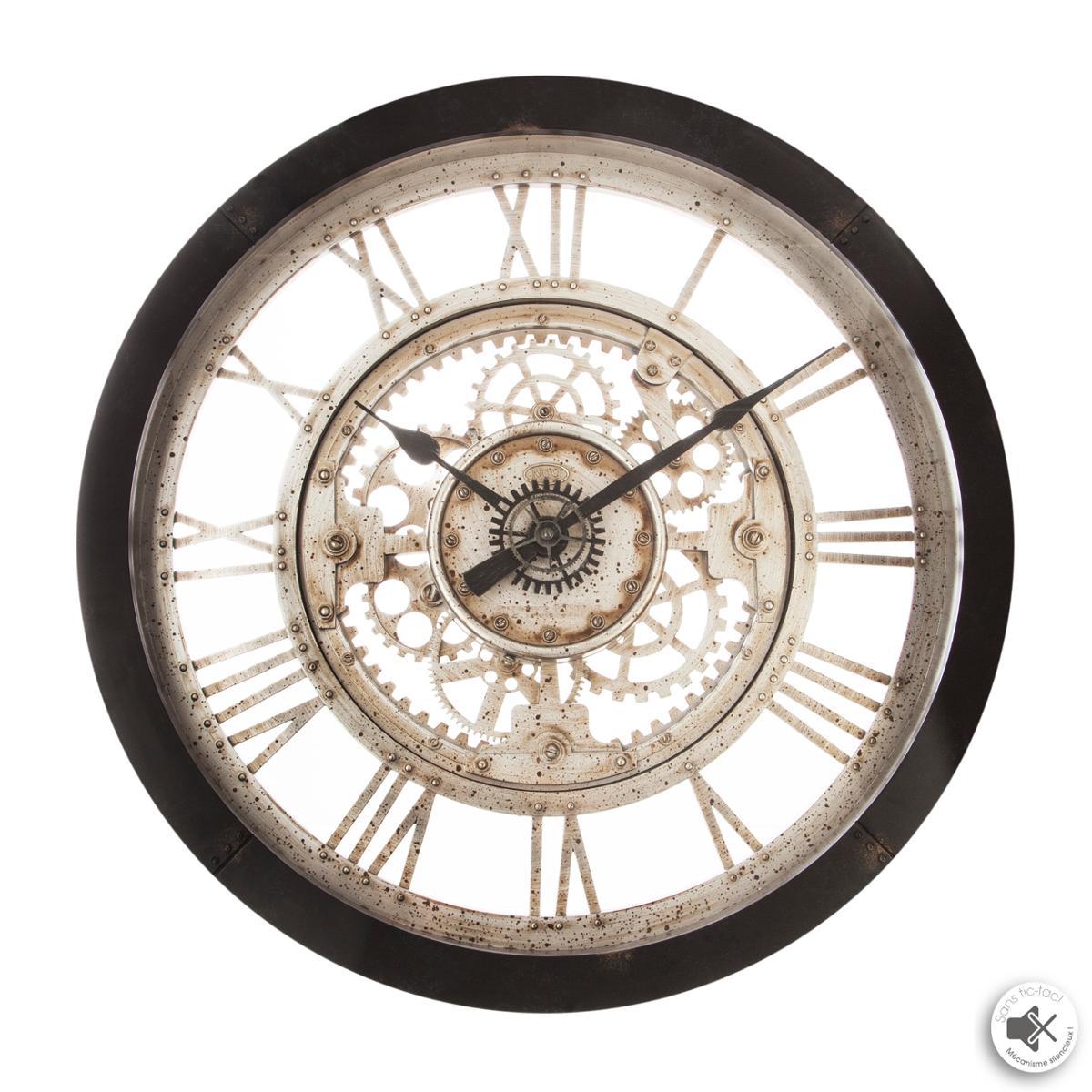 PENDULE MECANISME PLASTIQUE D.61.5X7CM