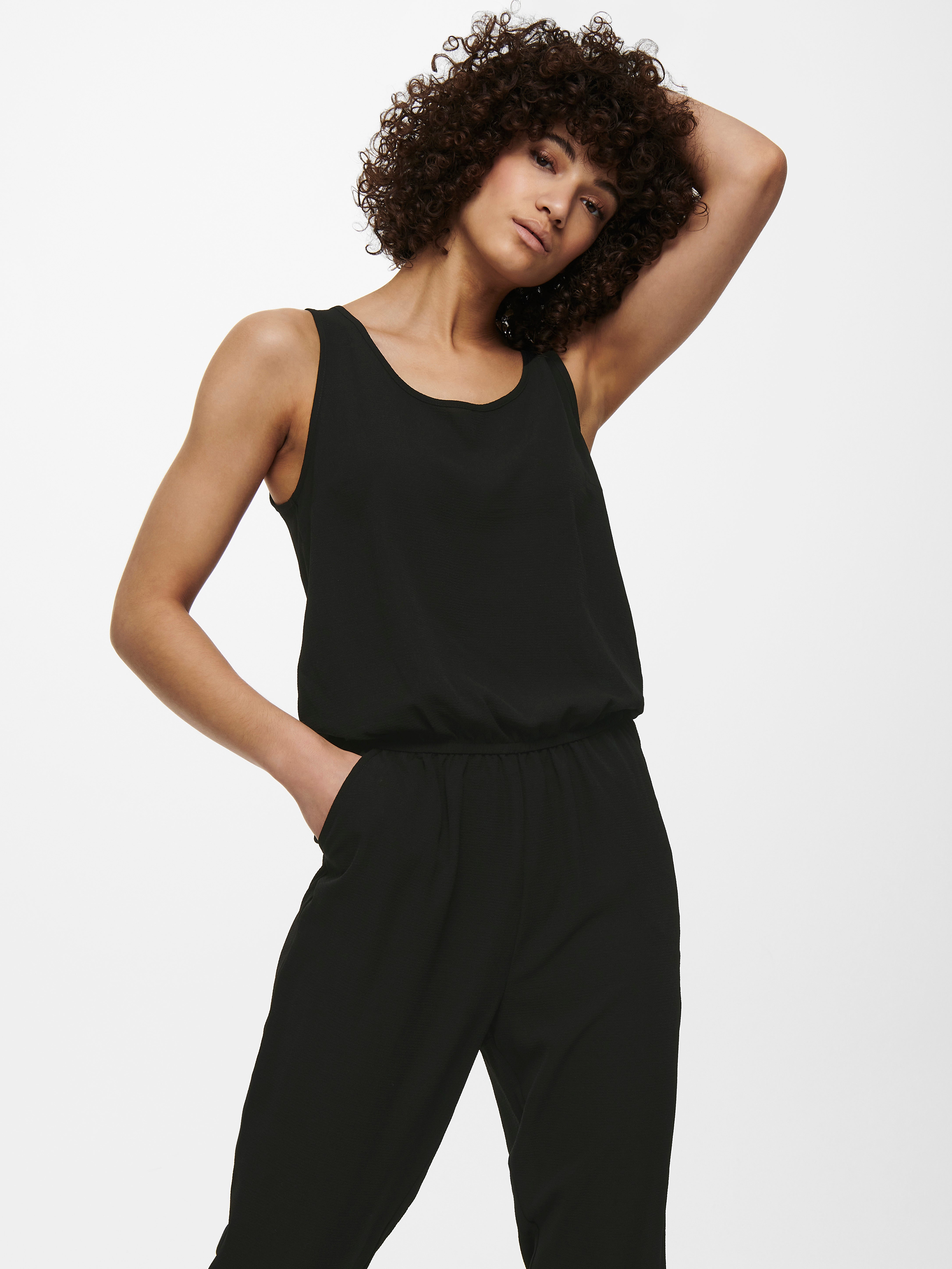 ONLNOVA Mittlere Taille Jumpsuit Black