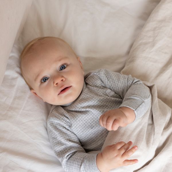 Feetje Wafel Pyjama Grijs Melee Mt. 62