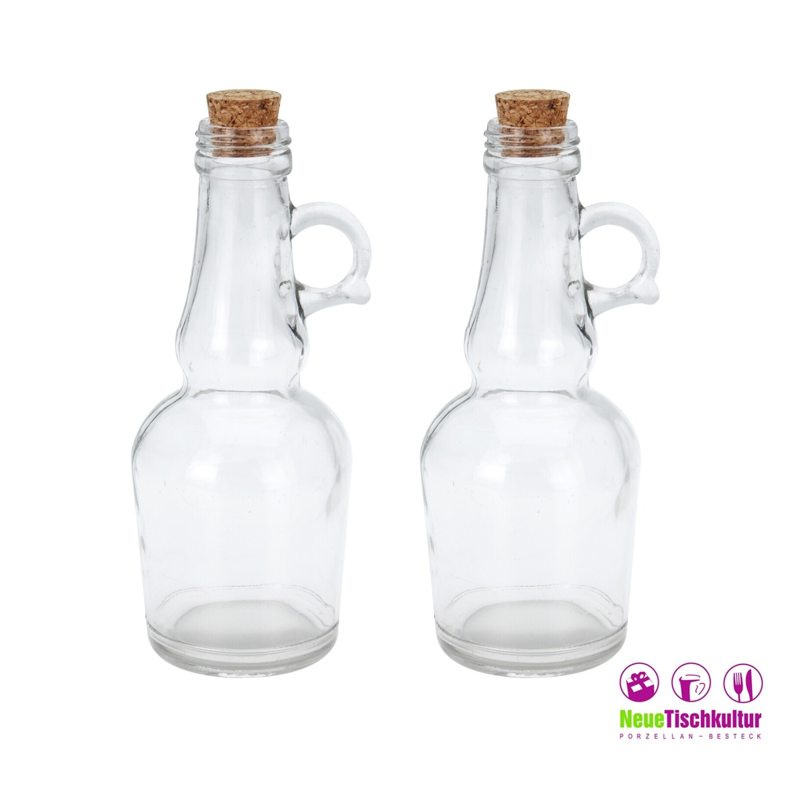 neuetischkultur ÖL/Essig Set Glas