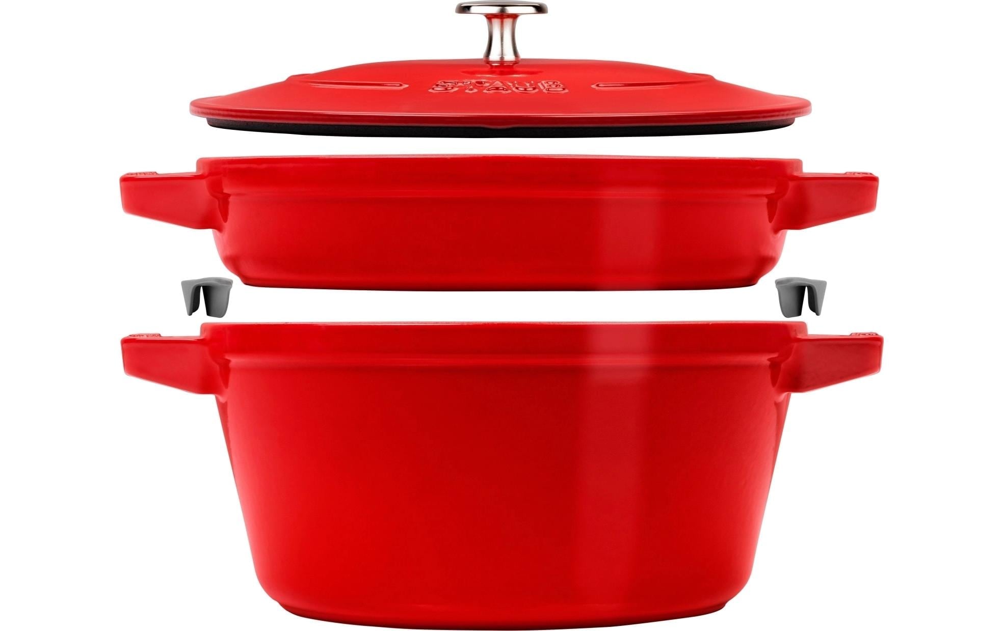 STAUB Bräter »Cocotte 3-teilig, 24 cm, 6,1 l« Set,
