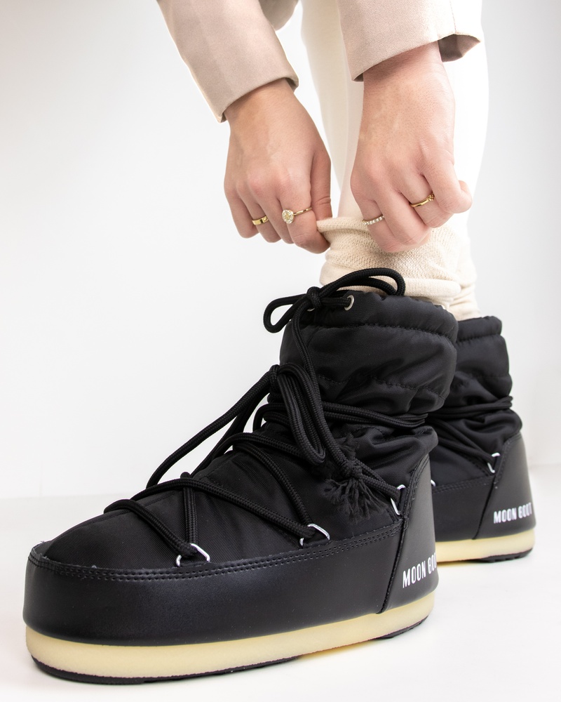 Moonboot The Original Icon Low Snowboots  - zwart
