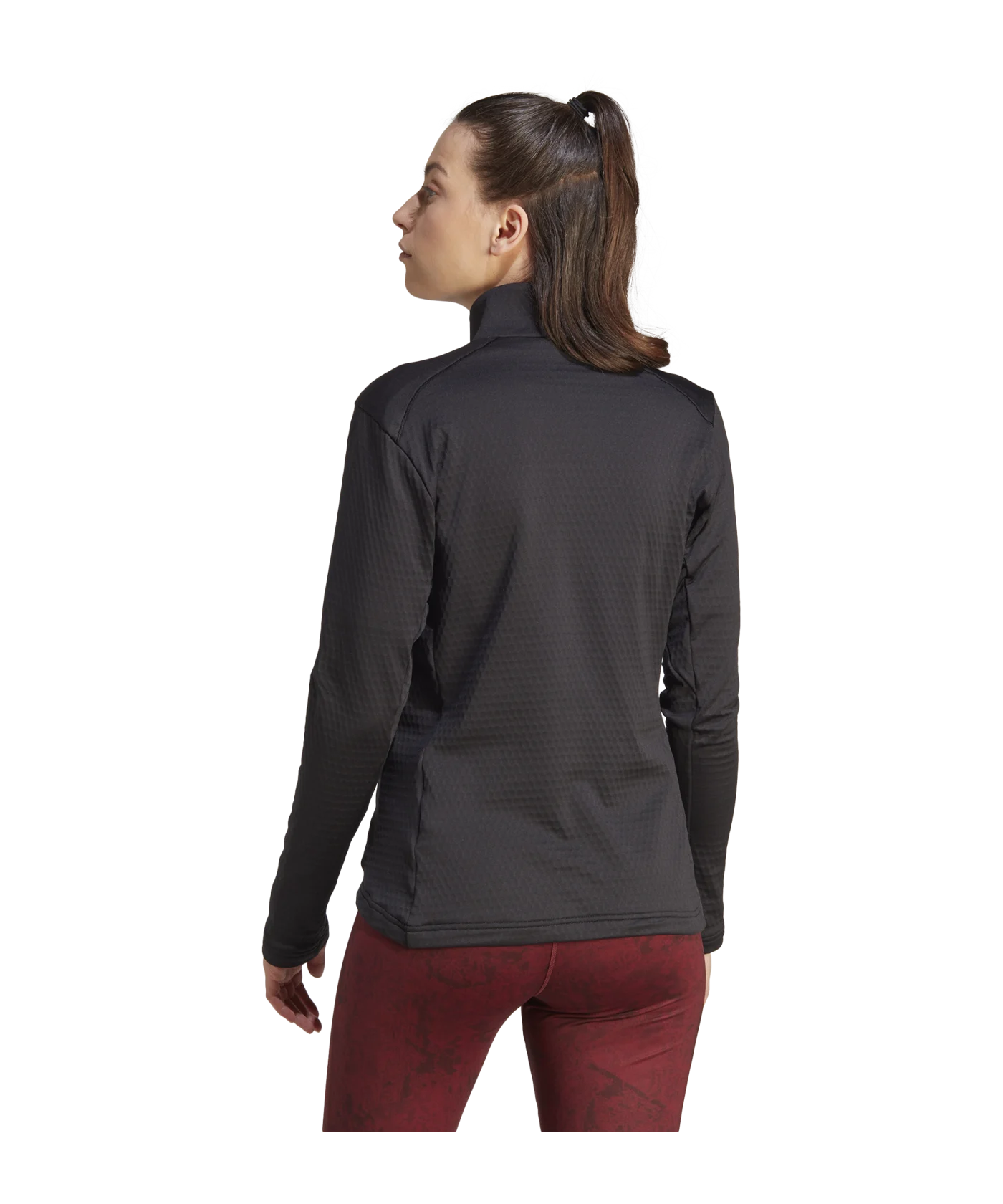 adidas Terrex Fleece Jacke Damen Schwarz Black