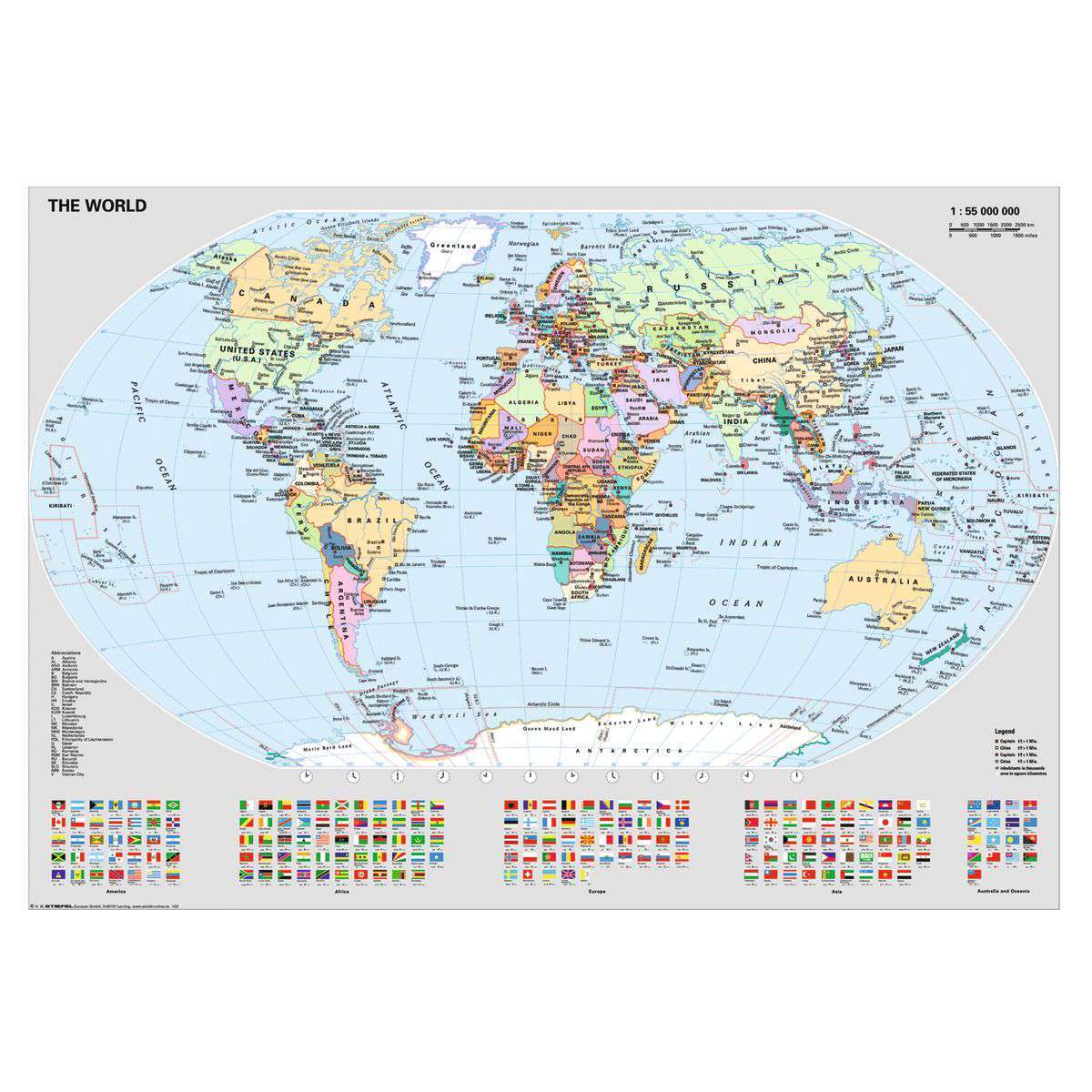 Ravensburger Spiel Politische Weltkarte