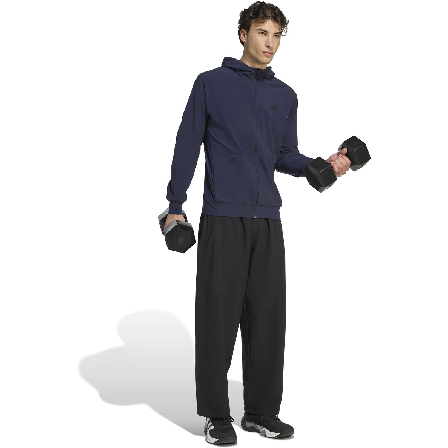 adidas D4T Hybrid Full Zip Hoody