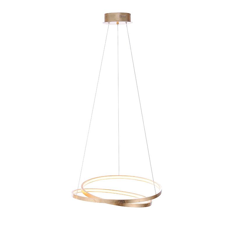 Design hanglamp goud 55 cm incl. LED dimbaar - Rowan