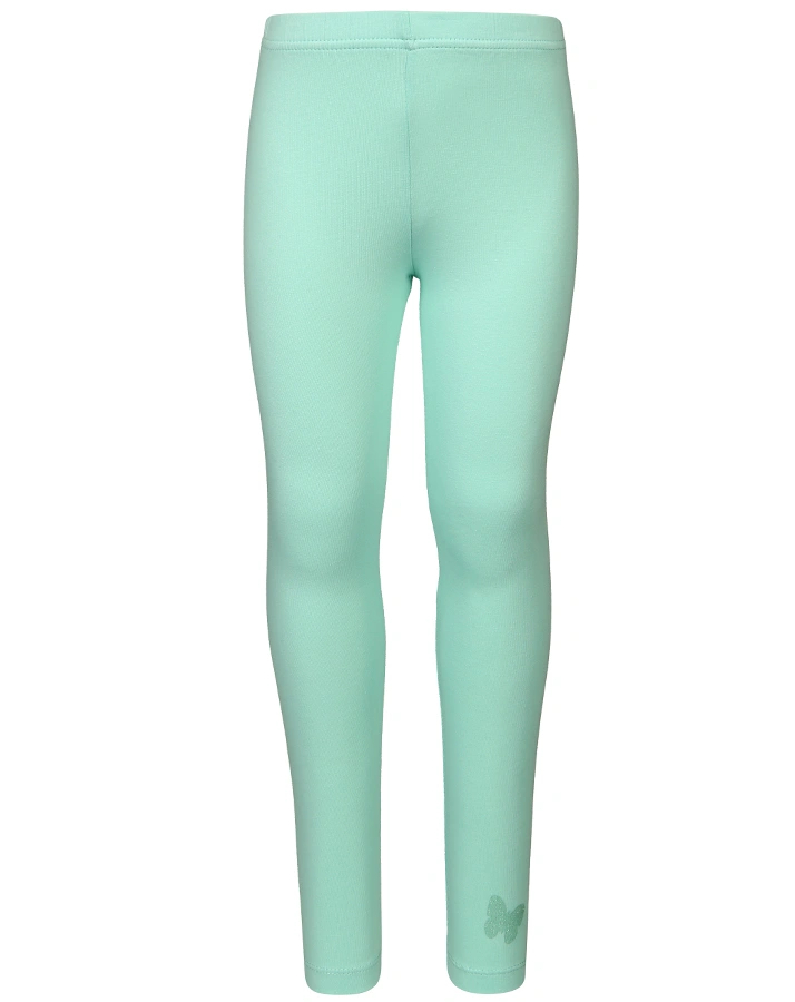 Leggings LYNFORD mit Glitzer-Schmetterling in mint