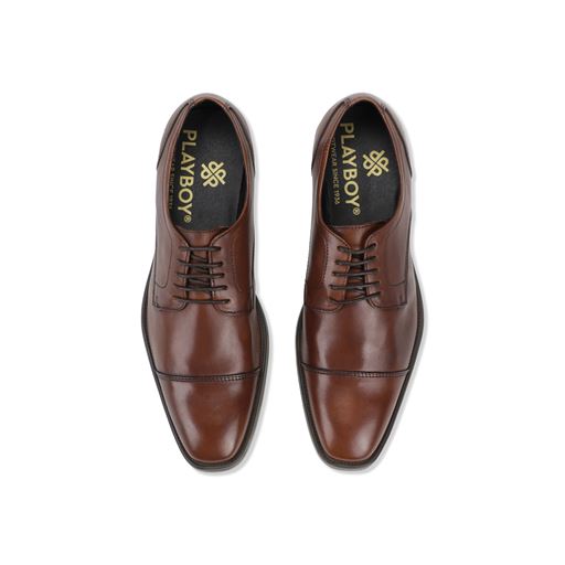 Playboy Footwear Tom Derbysko, Brown Leather, 43