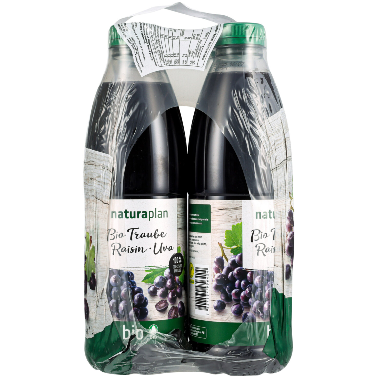 Naturaplan Bio Traubensaft 4x1l