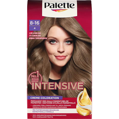 Permanent hårfarve 8-16 Light Ash Blonde m. naturlige olier