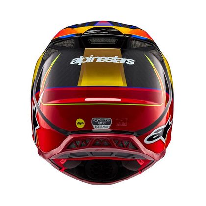 Casque cross Alpinestars SUPERTECH S-M10 - ERA 2023 - Jaune / Rouge