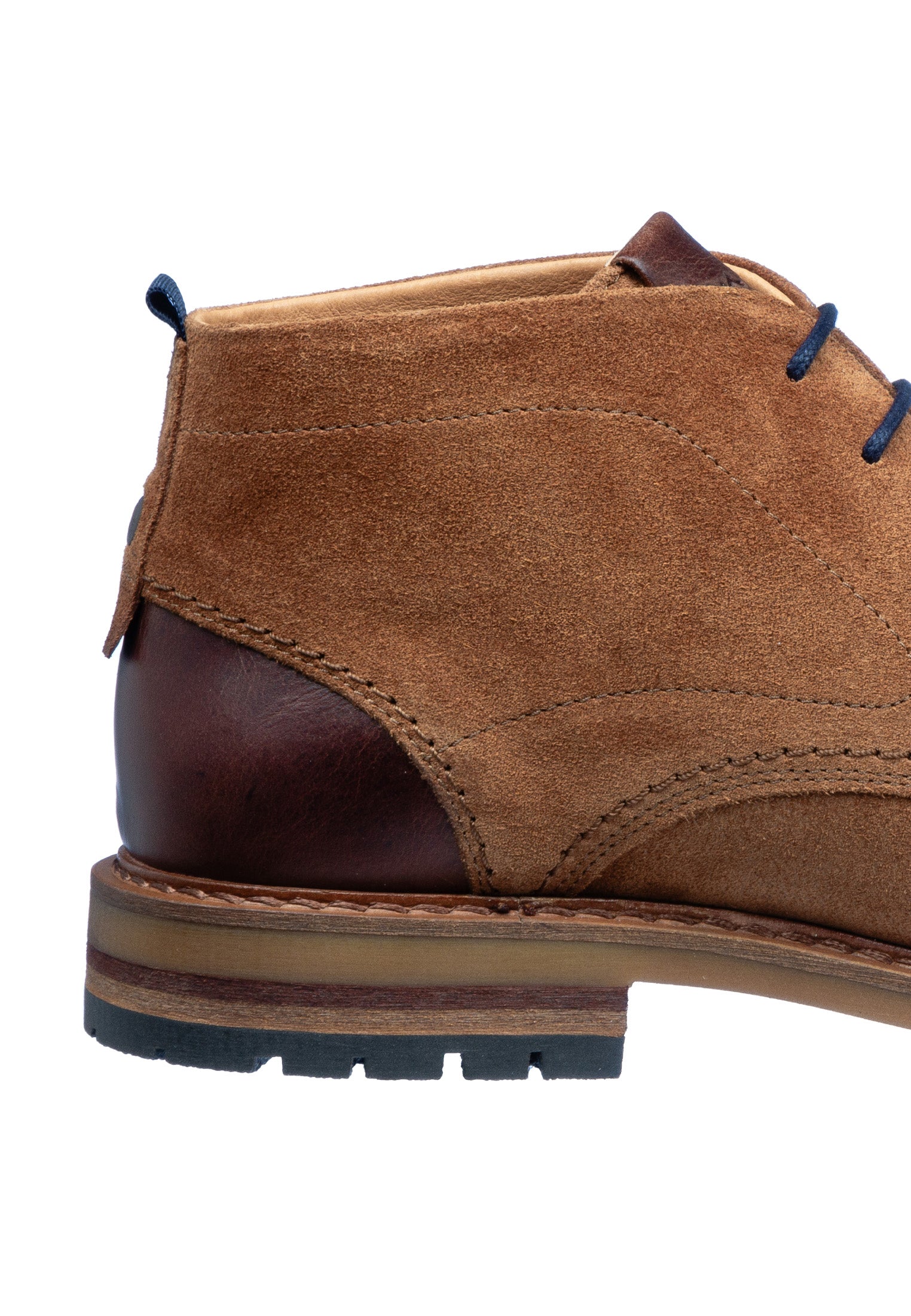 Roest cognac suède Dino boot
