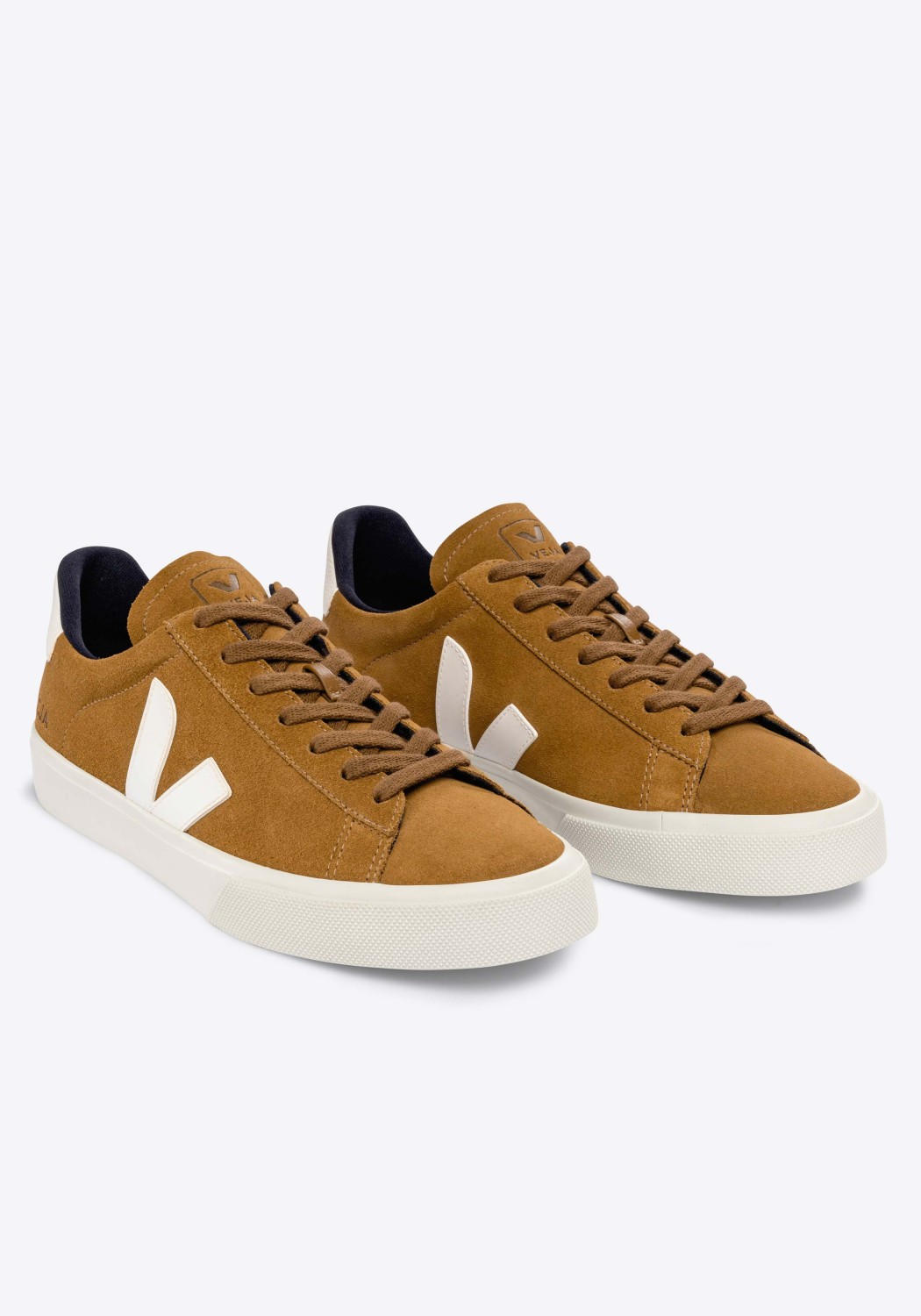Veja Sneaker Campo Suede Camel White