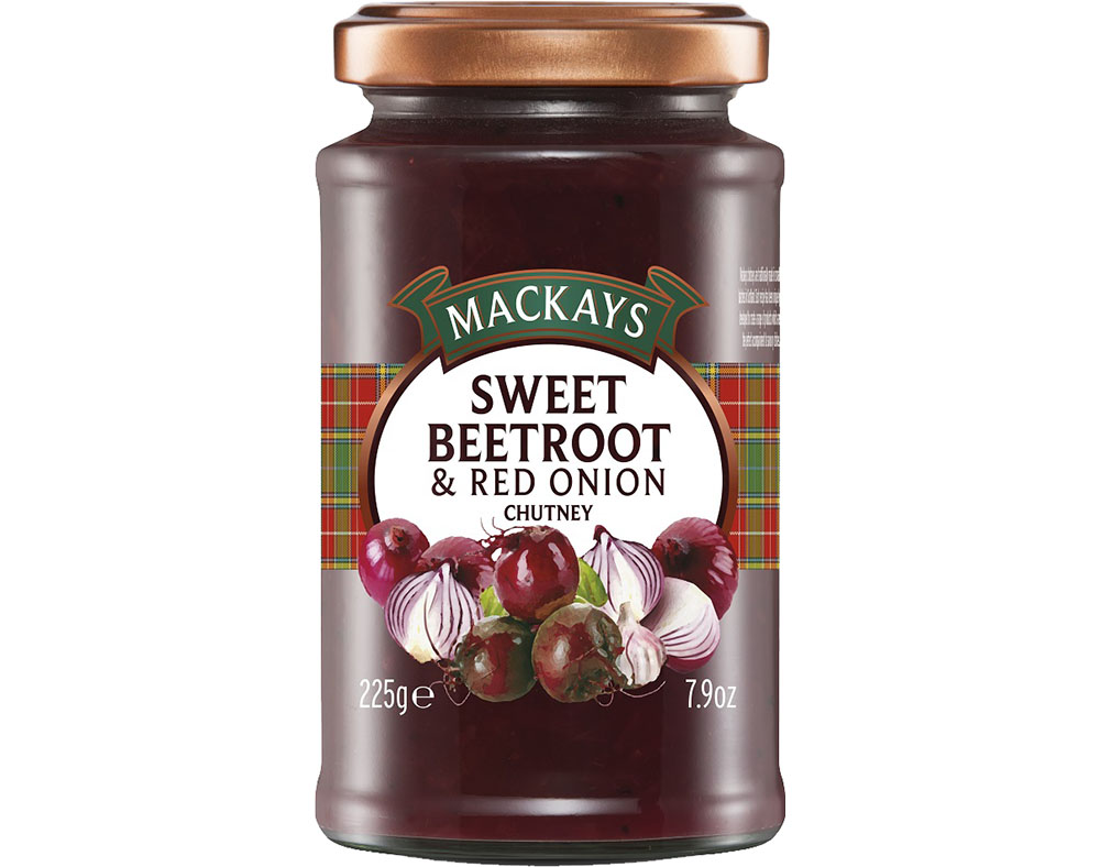 CHUTNEY MACKAYS BETERRABA & CEBOLA ROXA 225G