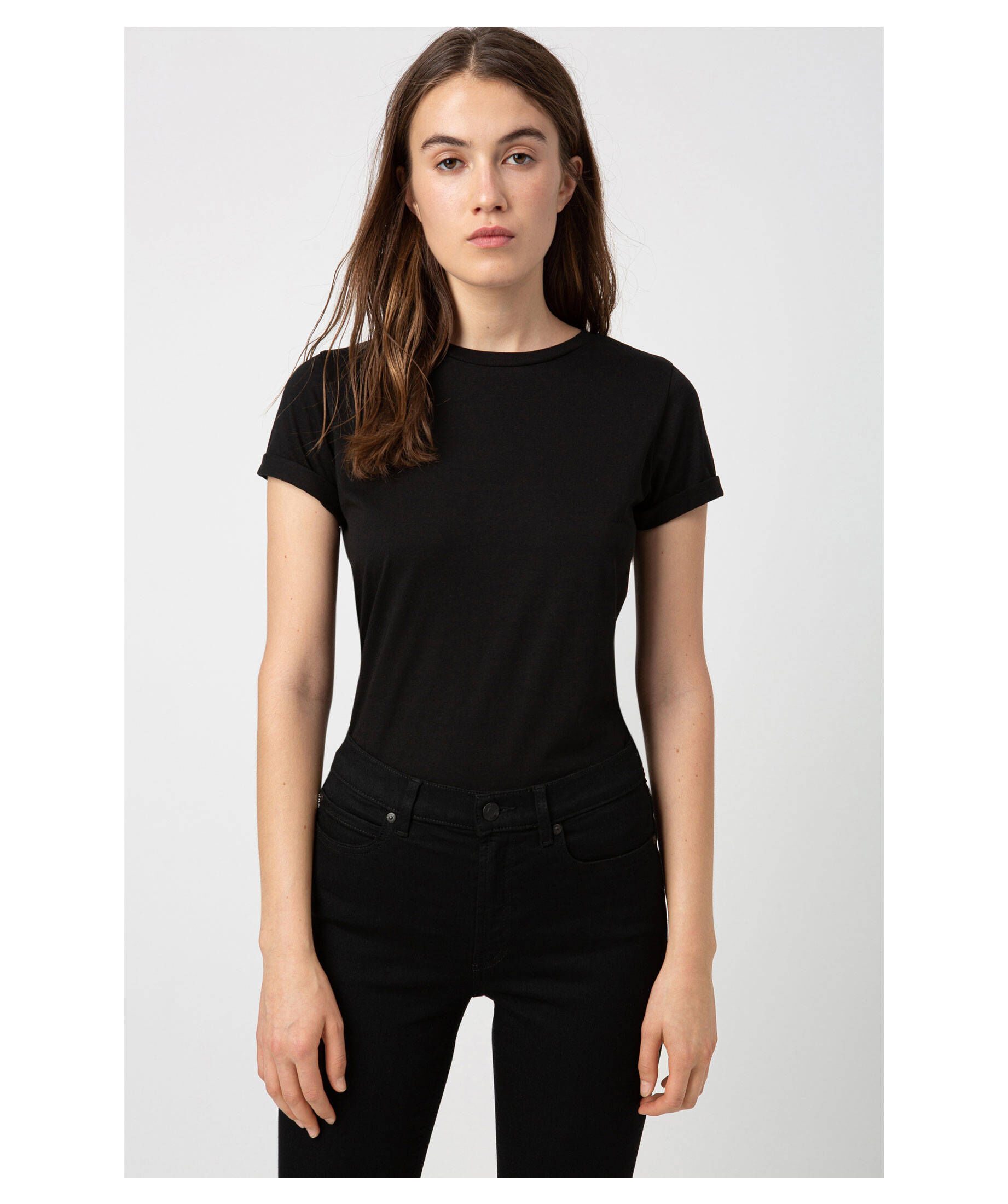 HUGO| Damen T-Shirt THE PLAIN TEE Kurzarm