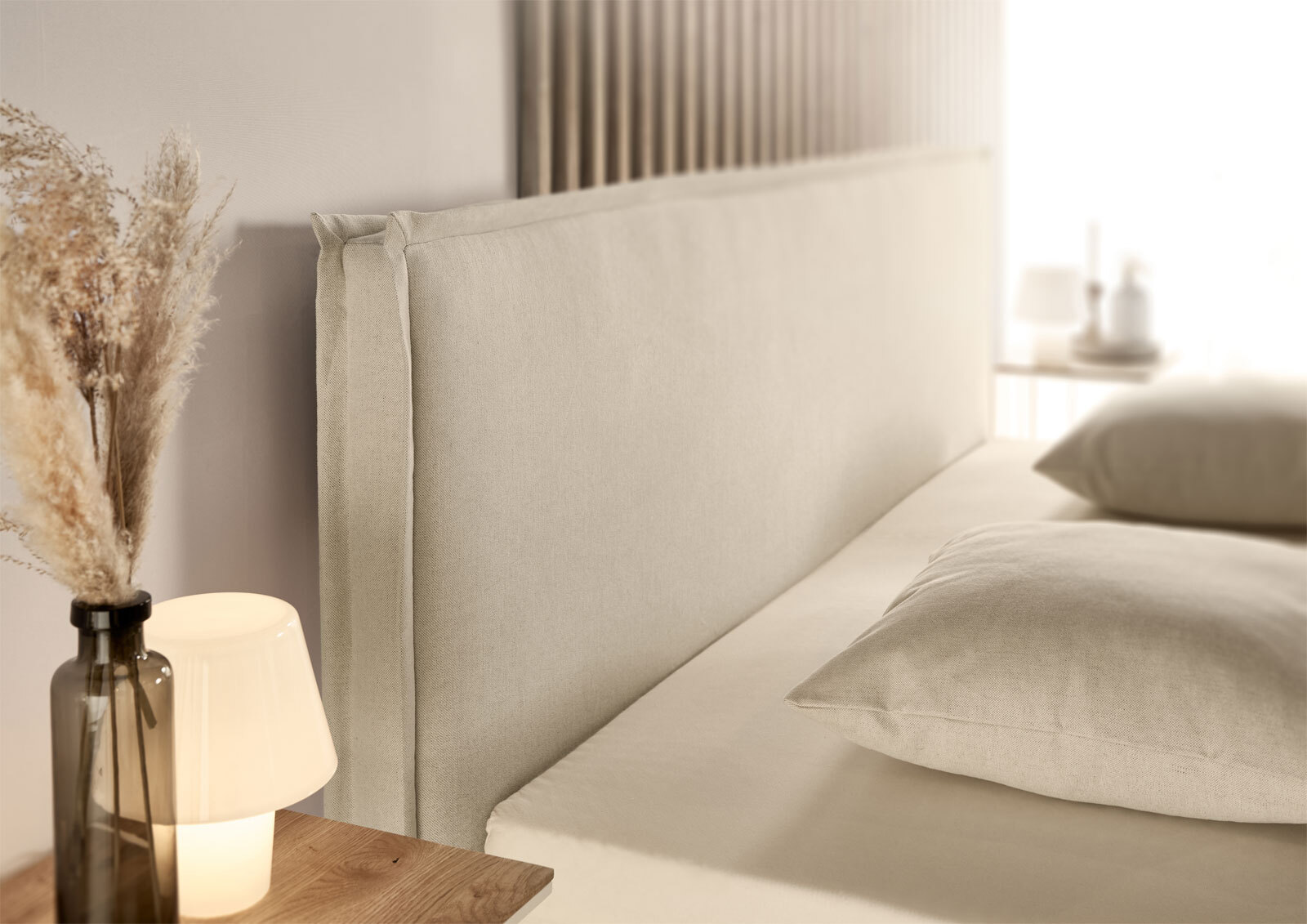 Musterring Polsterbett ELOS 140 x 200 cm cremebeige