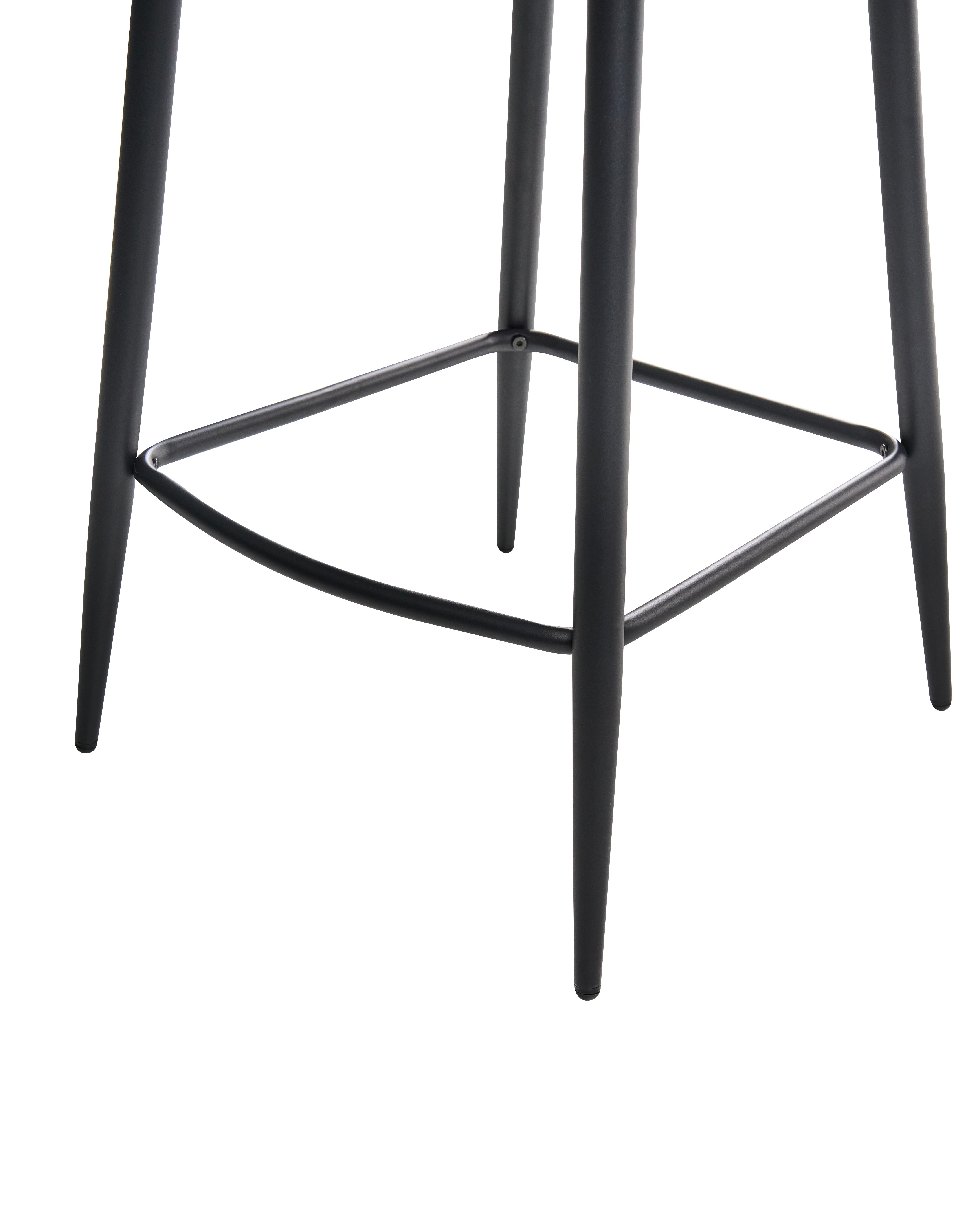 Set van 2 barstoelen AMITY Stof Bruin