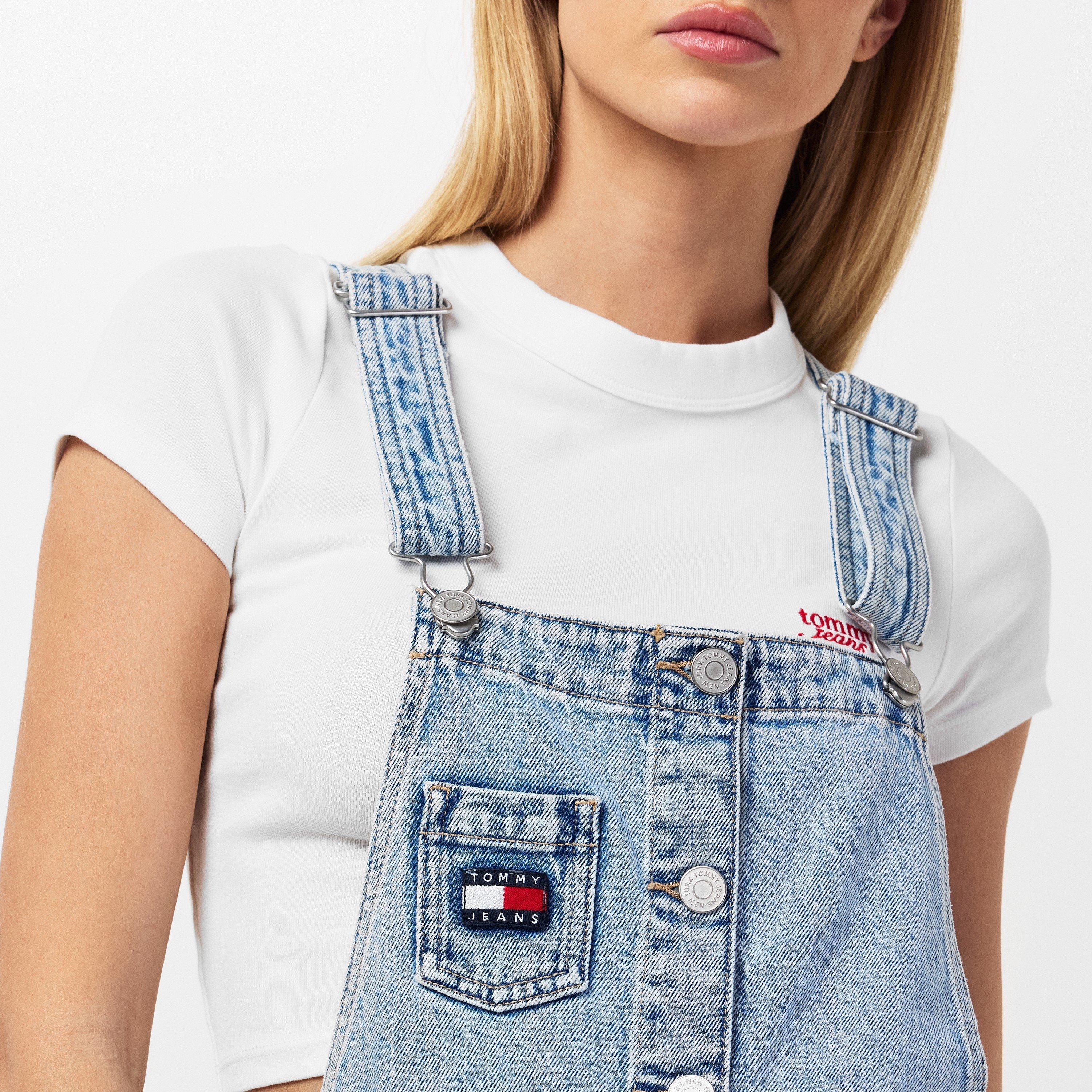 Tommy Jeans Dungaree Midi Dress