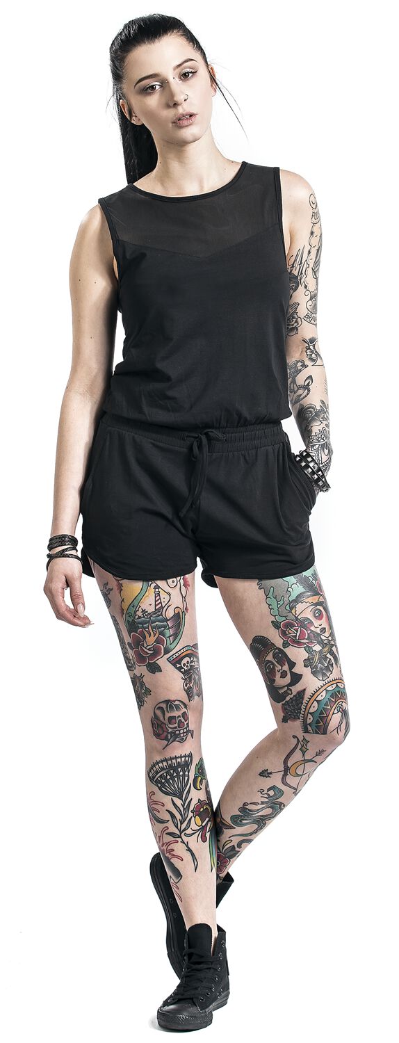 Combishort Tech Mesh Femme | Urban Classics Salopette