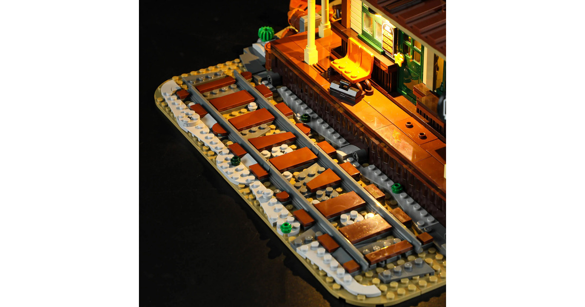 LumibricksThe Old West - West Train Station Constructiespeelgoed  (F9039)