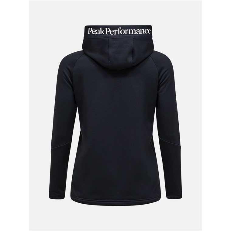 Peak Performance W Rider Essentials Zip Hood Black/Black