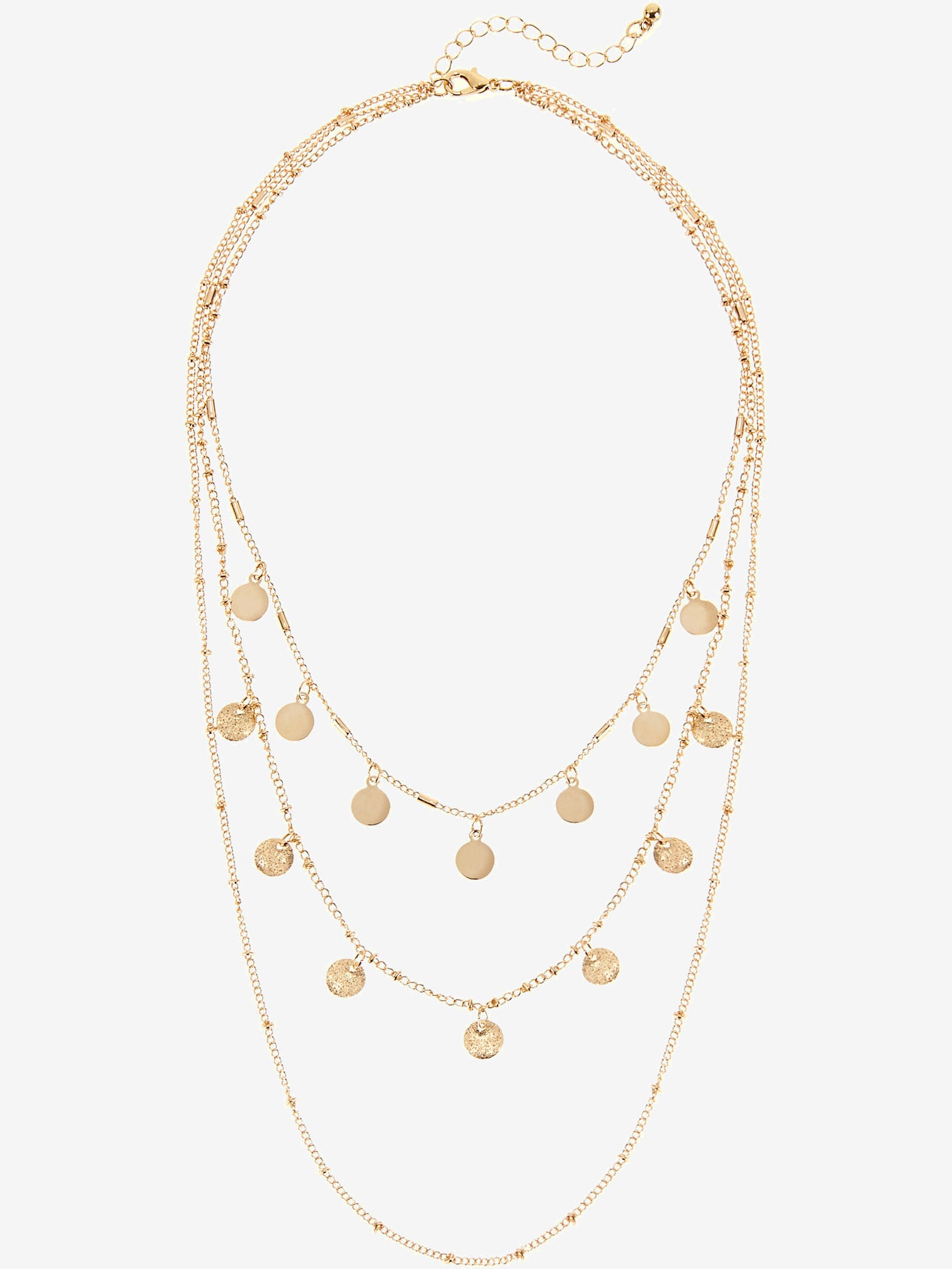 Chaîne avec pendentif triple épaisseur