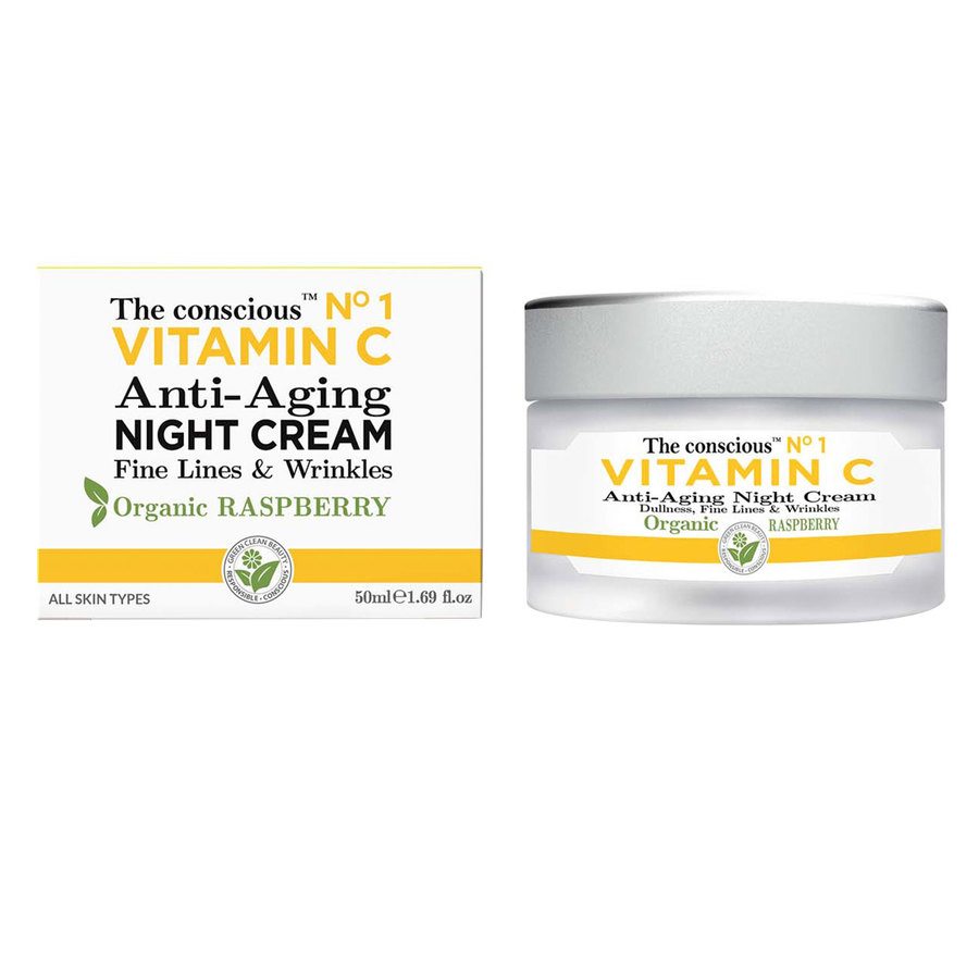 Biovène The Conscious Vitamin C Anti Aging Night Cream Organic Raspberry 50ml