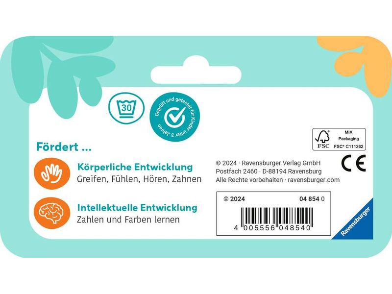 play  Mein allererstes Spielbuch: Zahlen und Farben Stoffbuch mit Beissecke, Klappen, Spiegel und Knistereffekt