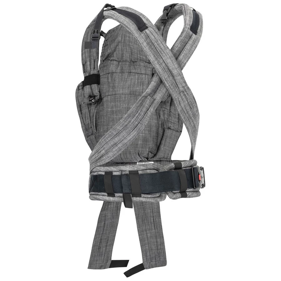 Hoppediz Babytrage Nabaca Basic-Set Denim schwarz