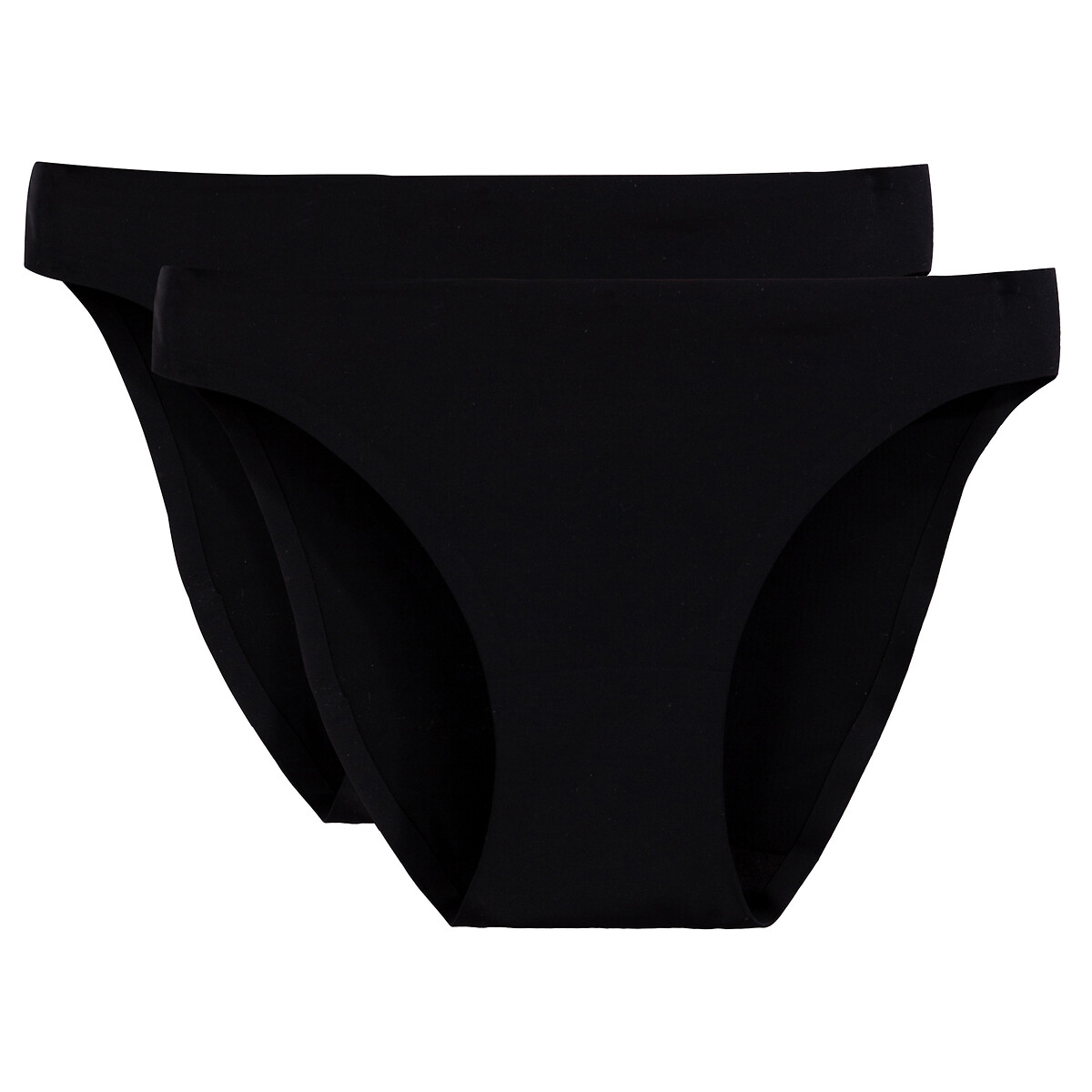 COLEÇÃO LA REDOUTE<br>Conjunto de 2 calcinhas de microfibra - Invisíveis