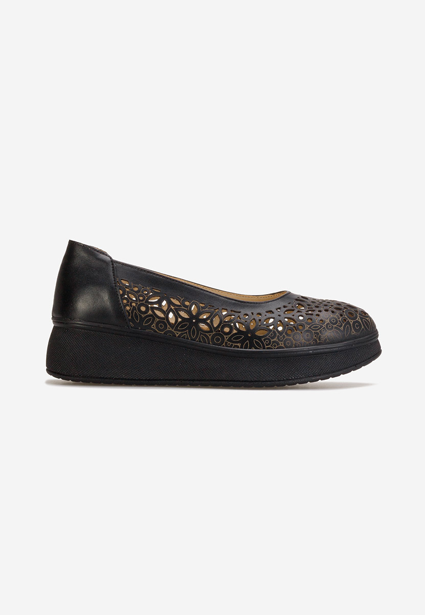 Chaussures casual à plateforme noirs Ulna