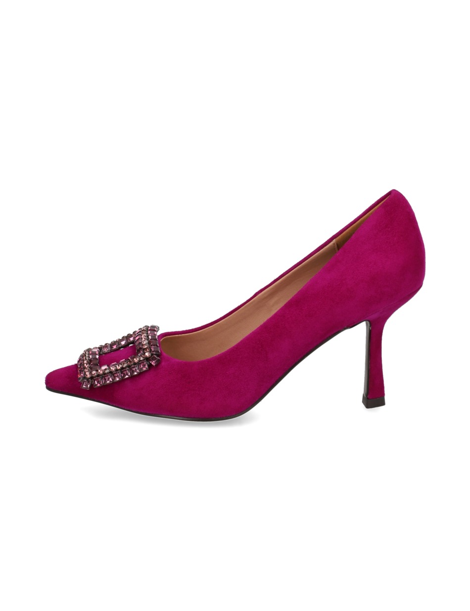 Veloursleder Pumps