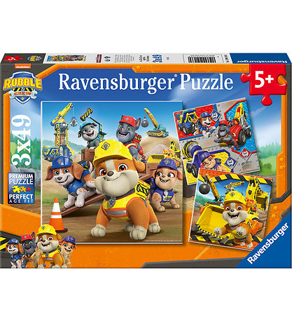 Ravensburger Puzzlespiel - 3x49 Teile - Rubble & Crew