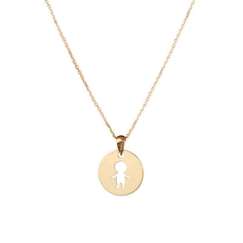Pendentif naissance Or jaune 375/1000