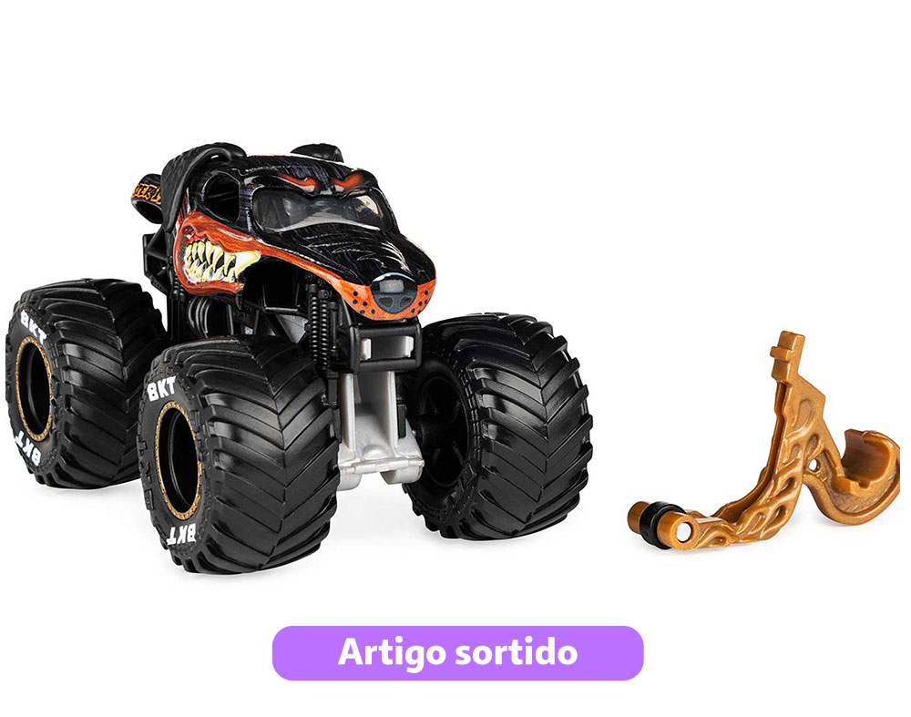 VEÍCULOS 1:64 MONSTER JAM MODELOS SORTIDOS