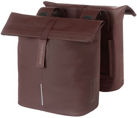 Basil City Dubbele Fietstas 32 liter roasted brown